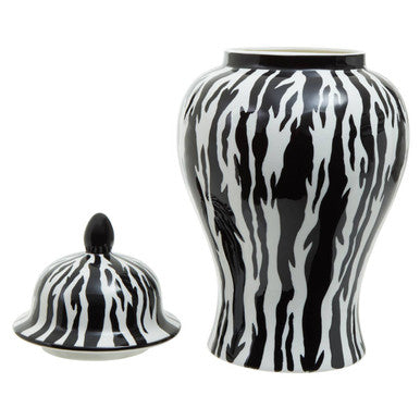 High-Gloss Calligraphy Small Ceramic Jar