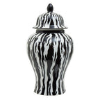 High-Gloss Calligraphy Small Ceramic Jar