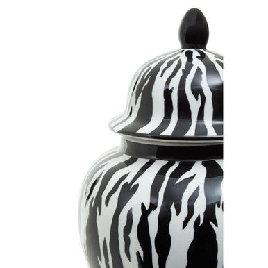 High-Gloss Calligraphy Small Ceramic Jar