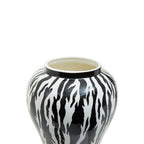 High-Gloss Calligraphy Small Ceramic Jar