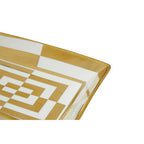 Ceramic Gold and White Dish