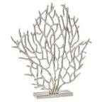 Small Silver Nickel Finish Coral Sculpture | Prato