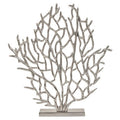 Small Silver Nickel Finish Coral Sculpture | Prato