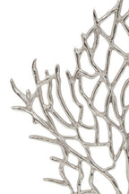 Small Silver Nickel Finish Coral Sculpture | Prato