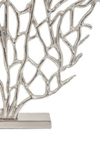 Small Silver Nickel Finish Coral Sculpture | Prato
