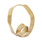Gold Finish Twist Sculpture