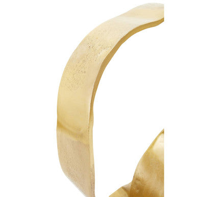 Gold Finish Twist Sculpture