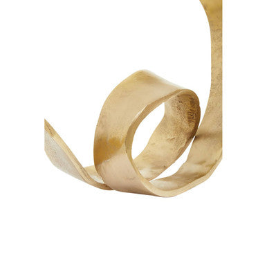 Gold Finish Twist Sculpture