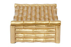 Small Gold Finish Bamboo Effect Trinket Box