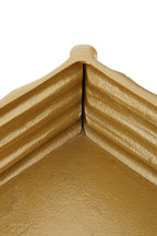 Small Gold Finish Bamboo Effect Trinket Box