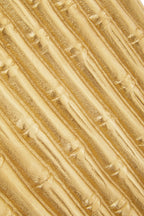 Large Gold Finish Bamboo Effect Trinket Box