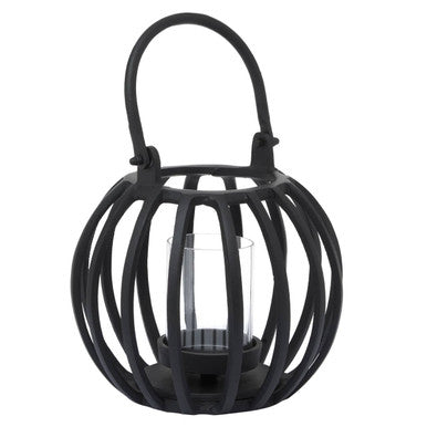 Small Matte Black Finish Lantern