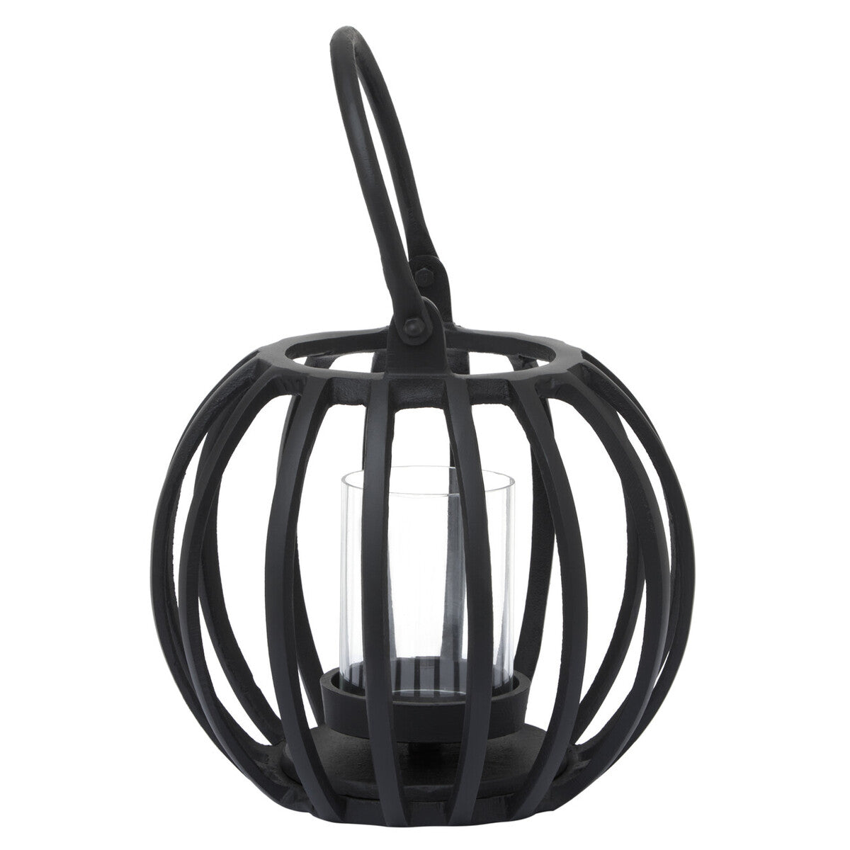 Small Matte Black Finish Lantern
