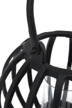 Small Matte Black Finish Lantern