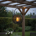 Small Matte Black Finish Lantern