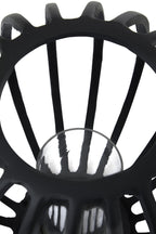 Large Matte Black Finish Lantern