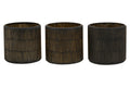 Set of 3 Mosaic Glass Tealight Holders
