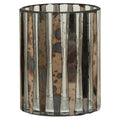 Smoked Antique Finish Small Candle Holder