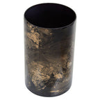 Black and Gold Marble Effect Large Candle Holder