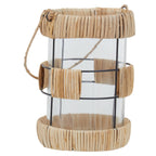 Natural and Black Large Lantern