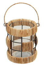 Natural and Black Small Lantern