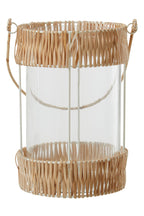 Natural and White Large Lantern