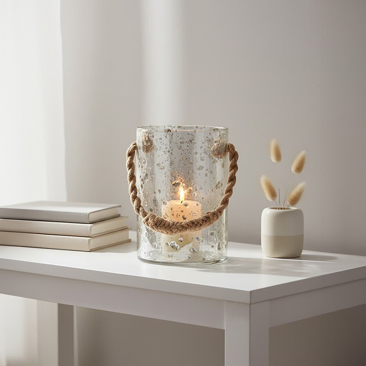 Natural Rope Large Lantern