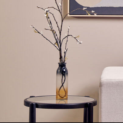 Black and Gold Medium Vase