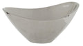 Silver Aluminium Bowl with Rimless Design