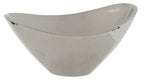 Silver Aluminium Bowl with Rimless Design