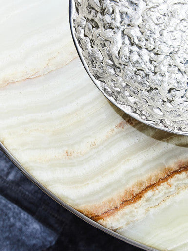 Silver Finish Decorative Bowl