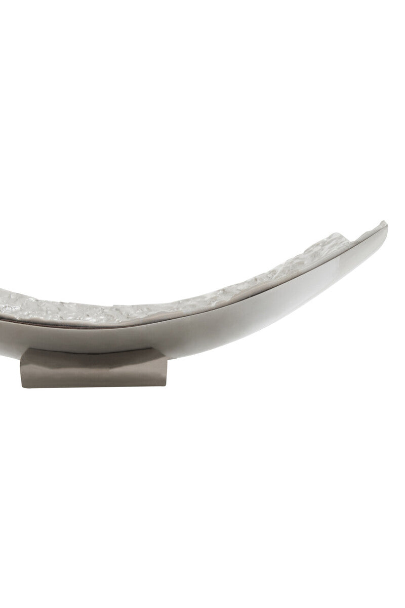 Silver Finish Decorative Dish