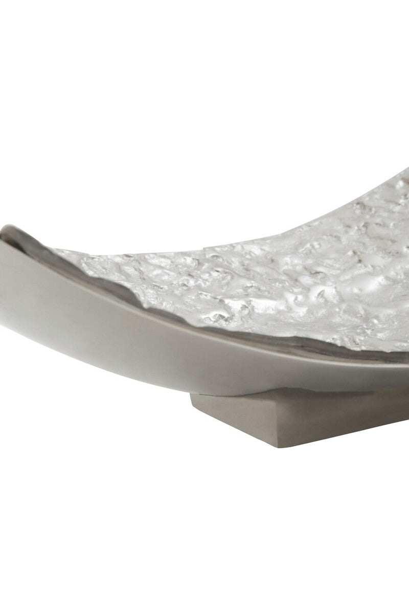 Silver Finish Decorative Dish