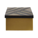 Small Black and Gold Storage Box
