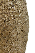 Gold Finish Metal Large Vase