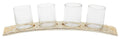 Antique Gold and Glass Tealight Holder