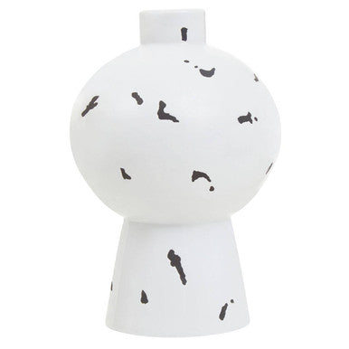 White and Black Small Vase