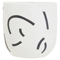 Black and White Planter