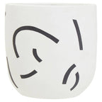 Black and White Planter