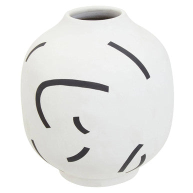 Black and White Vase