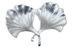 Ginkgo Silver Finish Dish