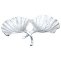 Ginkgo Silver Finish Dish