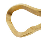 Gold Finish Abstract Knot Sculpture