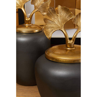 Large Ginkgo Jar
