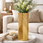 Small Gold Textured Vase