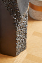 Large Grey Textured Vase