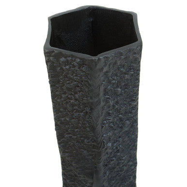 Large Grey Textured Vase