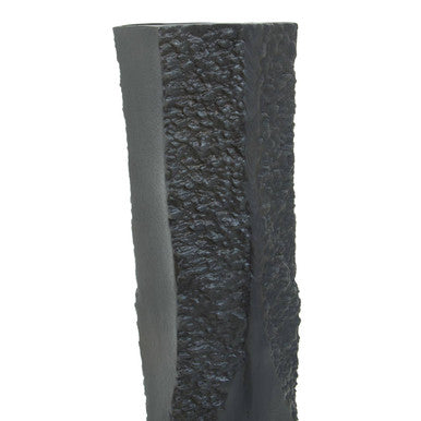 Large Grey Textured Vase