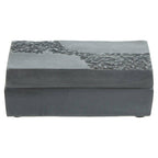 Grey Finish Textured Trinket Box