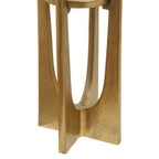 Small Gold Finish Candle Holder